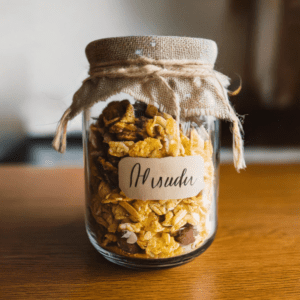 Muddy Buddies jar