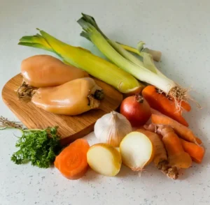 Chicken noodle soup ingredients