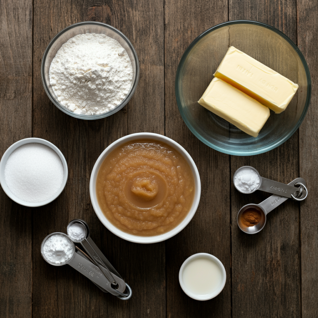 Applesauce Cookies ingredients