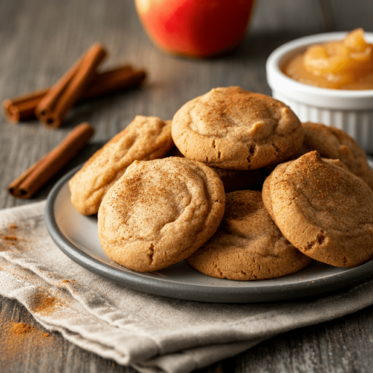 Applesauce Cookies on plate