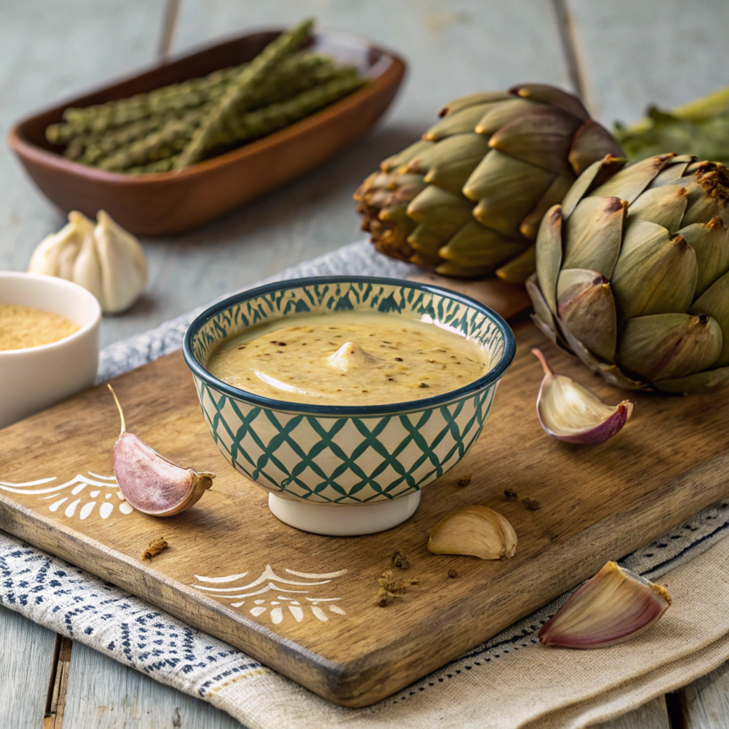 Artichoke Dipping Sauce bowl