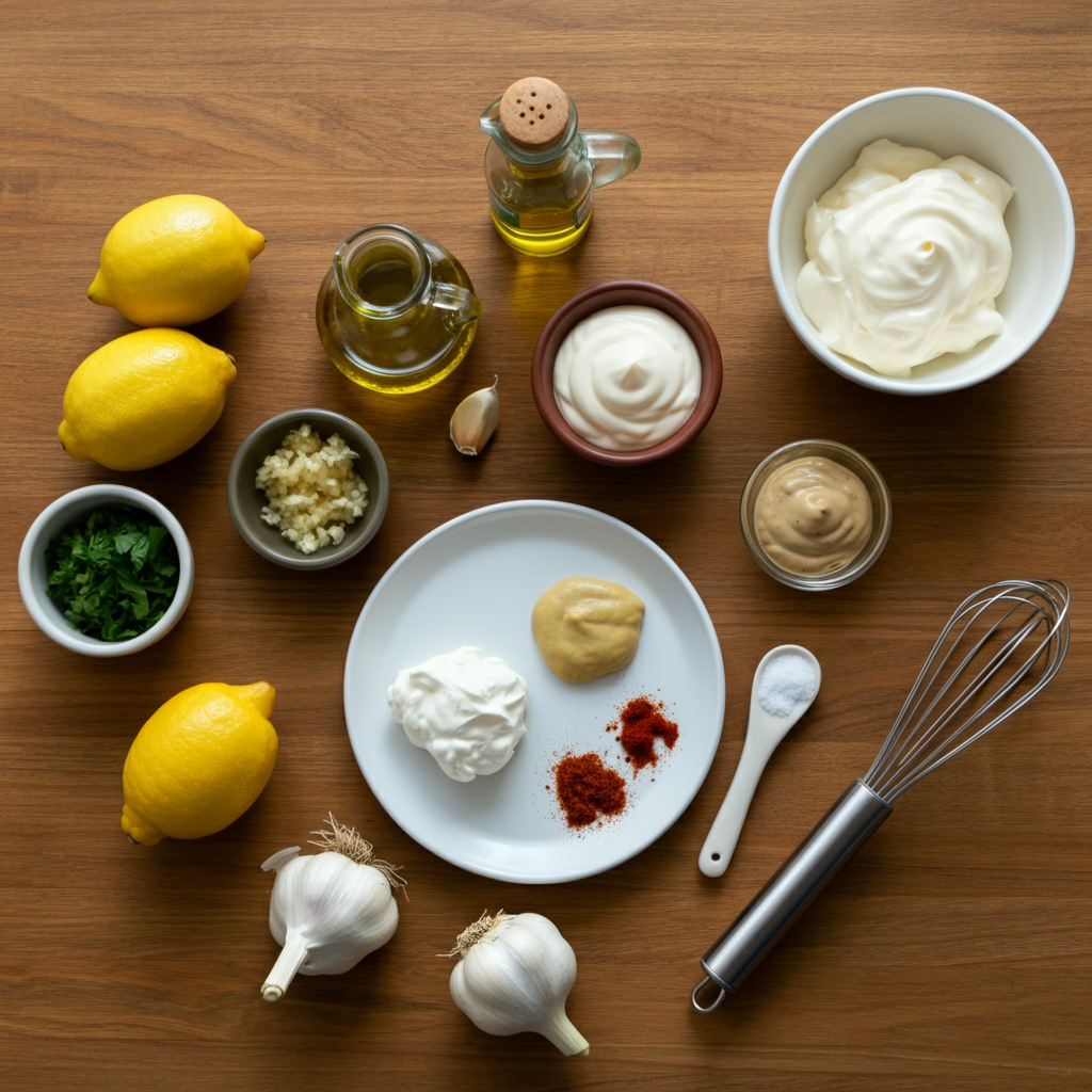 Artichoke Dipping Sauce ingredients