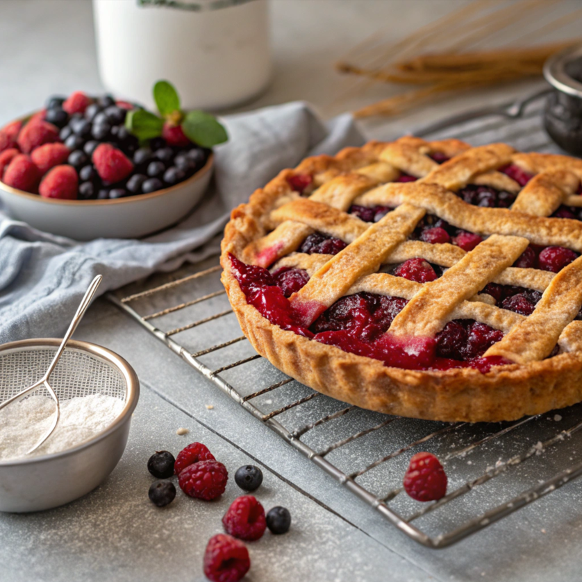 Bumbleberry pie