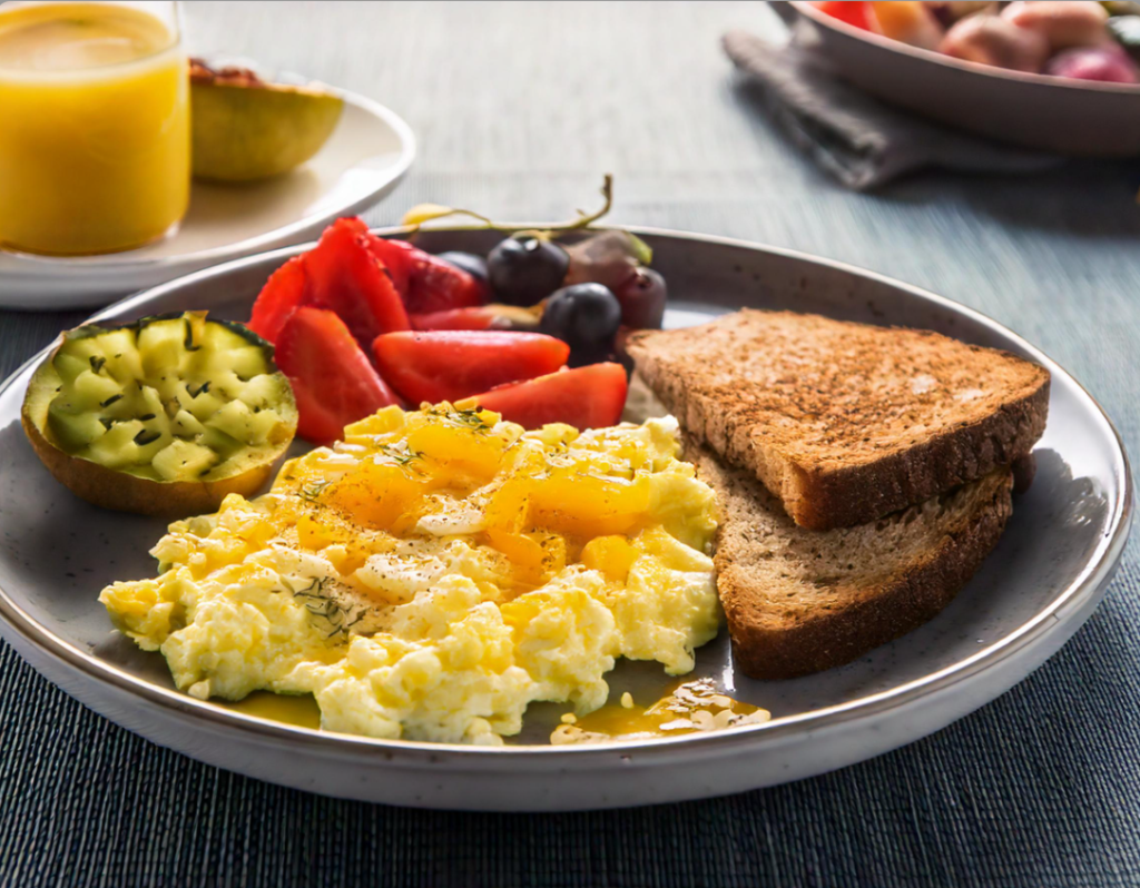 Cottage Cheese Eggs fruits