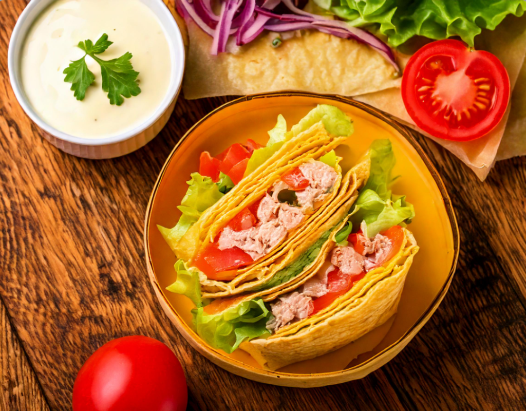 Cottage Cheese Flatbread in bowl