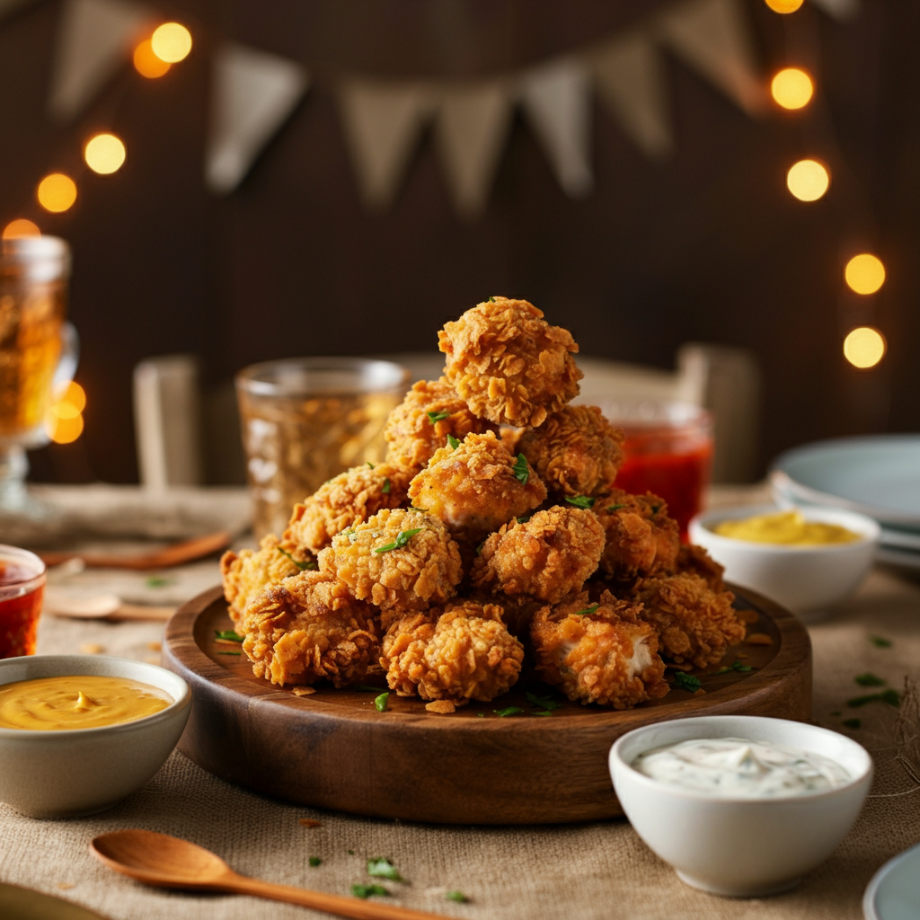 Crispy Chicken Fritta bites