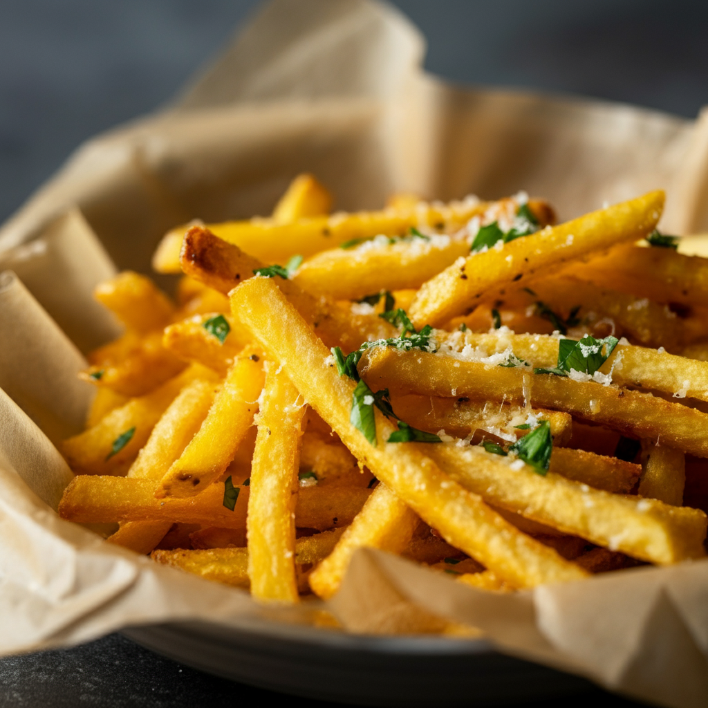 Garlic Fries in basket