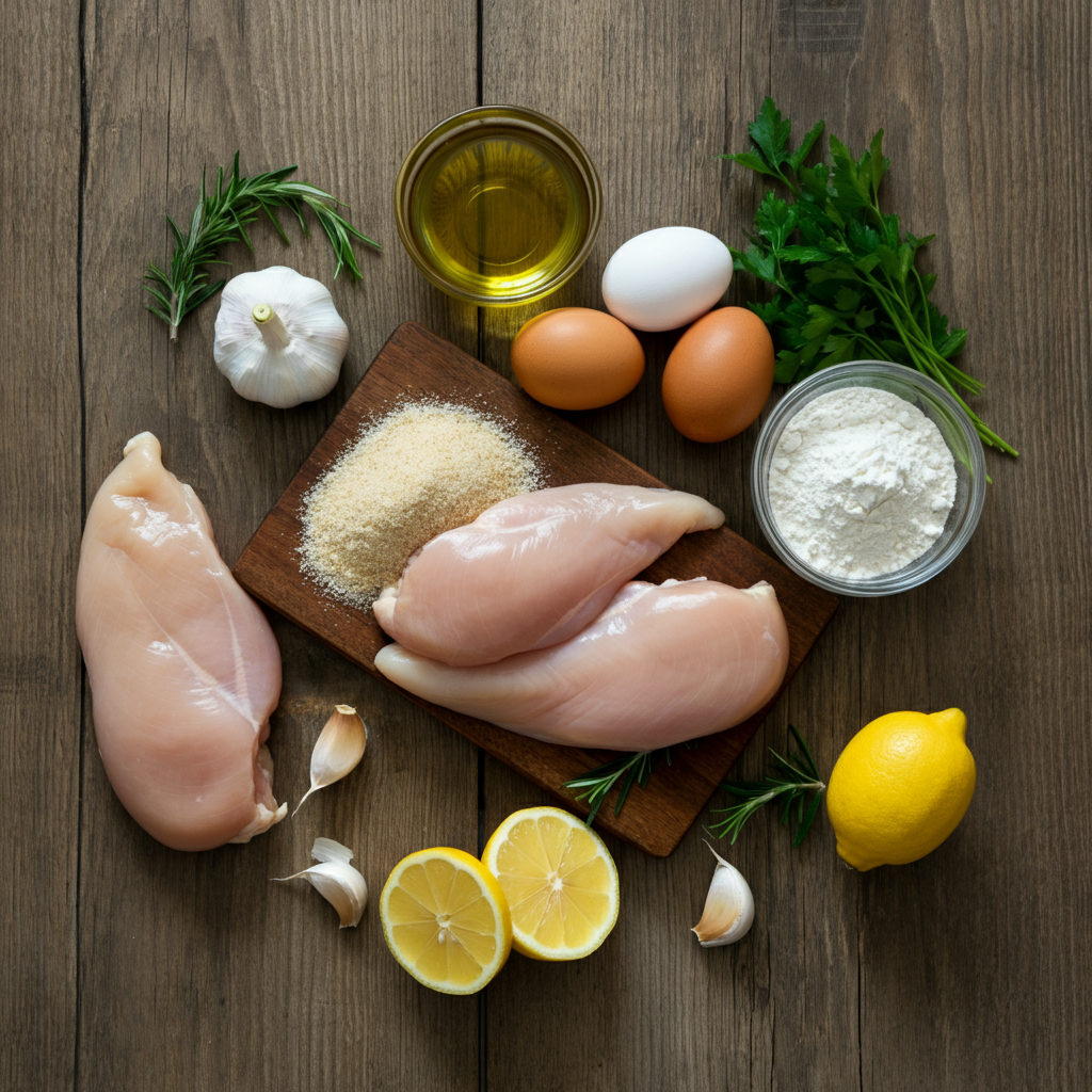 Baked Chicken Cutlets ingredients