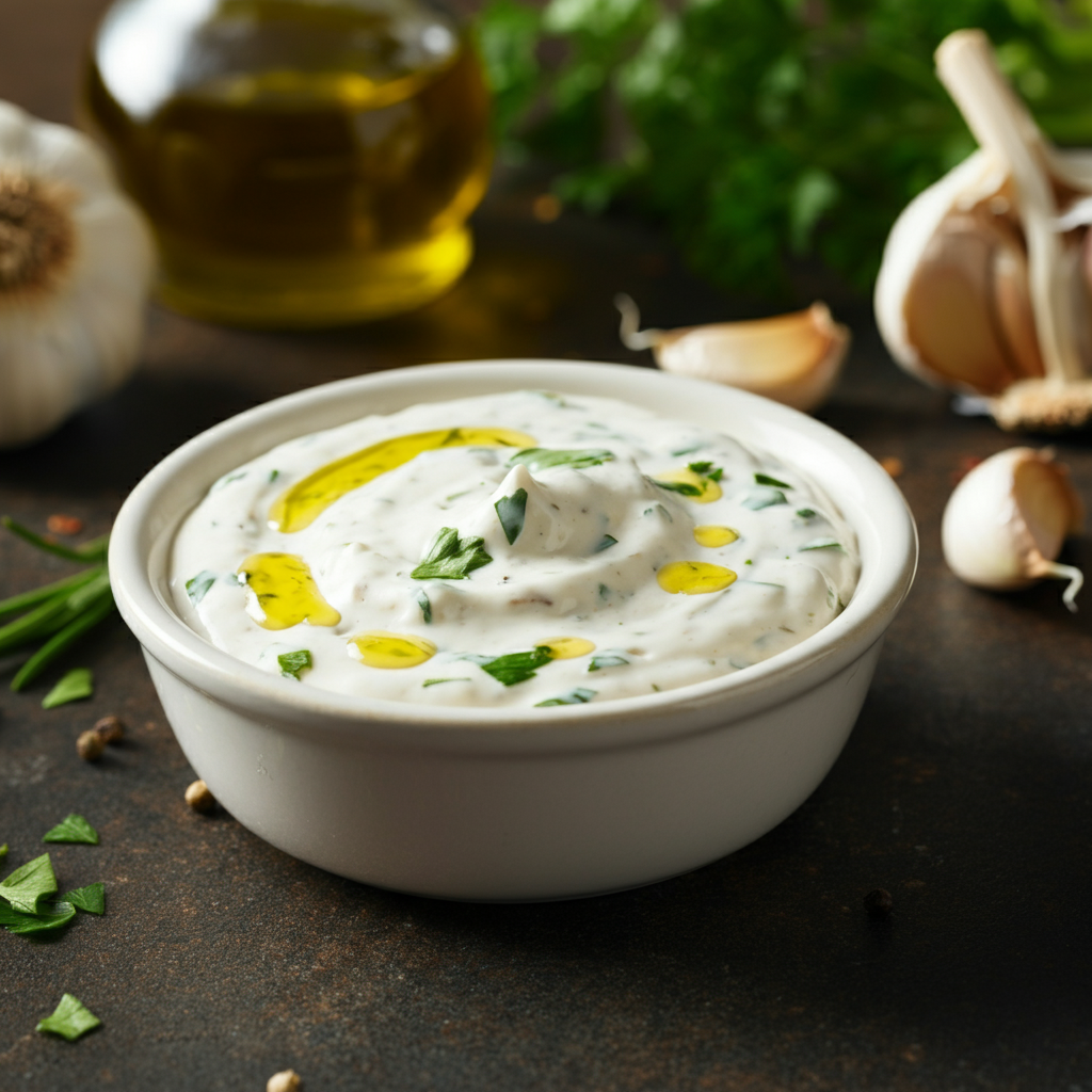 Olive Garden Garlic Herb Sauce bowl