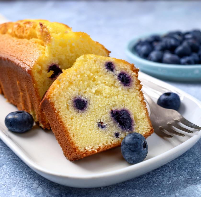 Lemon Blueberry Pound Cake 2