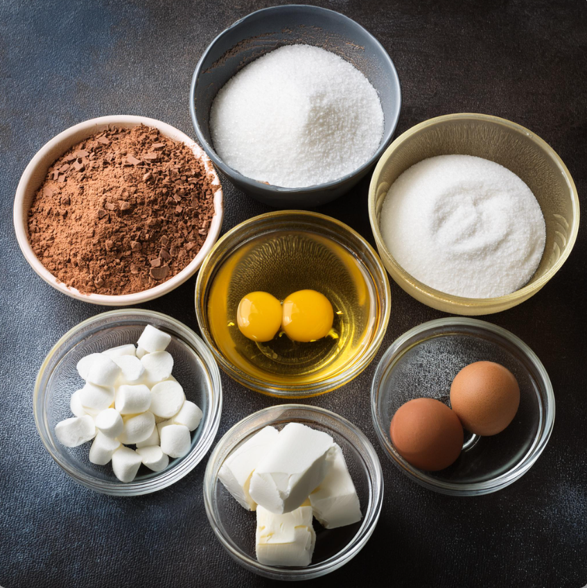 Marshmallow Cookies ingredients