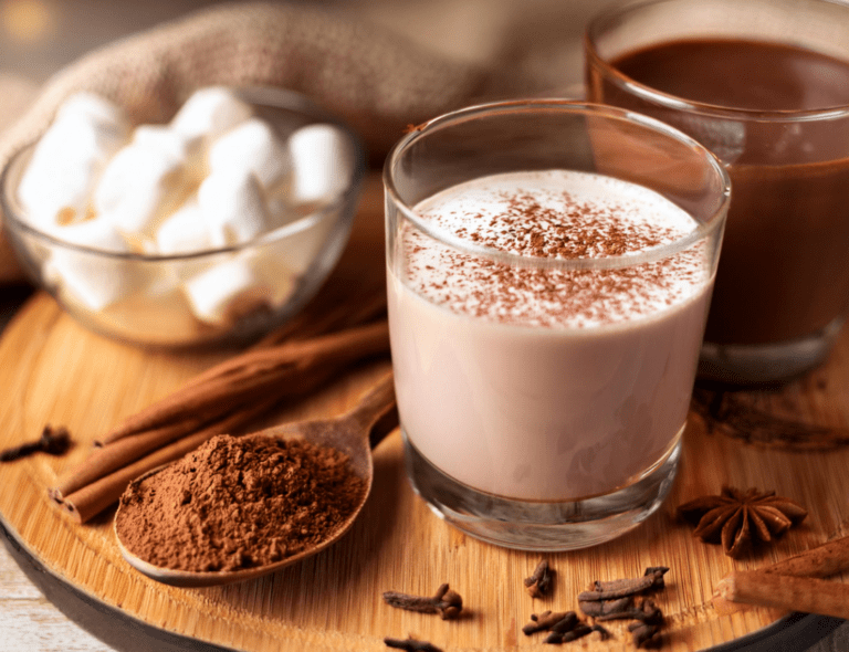 Milky Cocoa in a glass