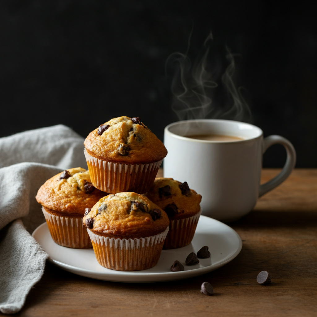 Nbisquick Muffins with coffee