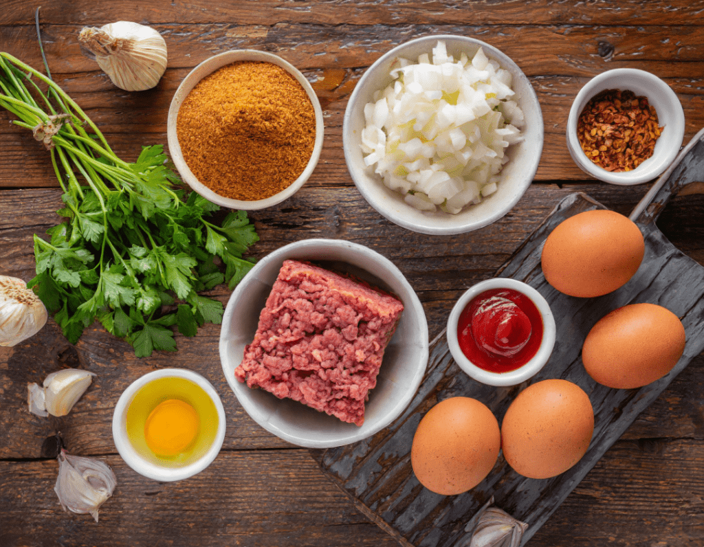 Old-Fashioned Meatloaf ingredients