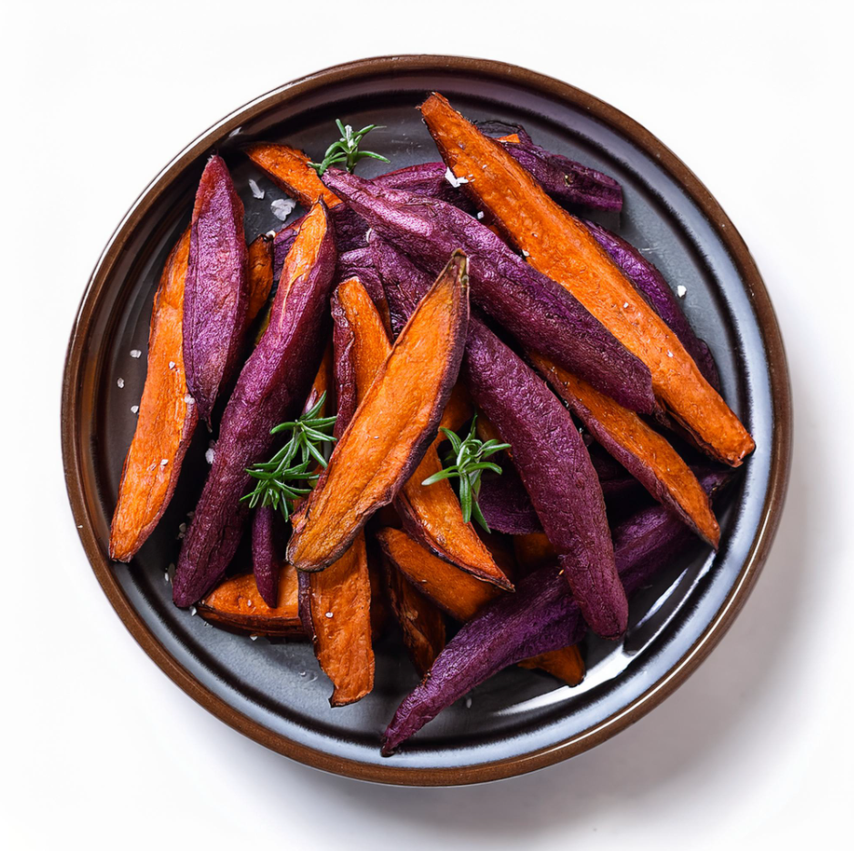 Purple Sweet Potatoes fries