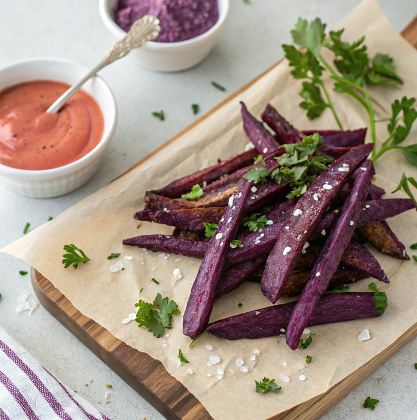 Purple Sweet Potatoes fries2