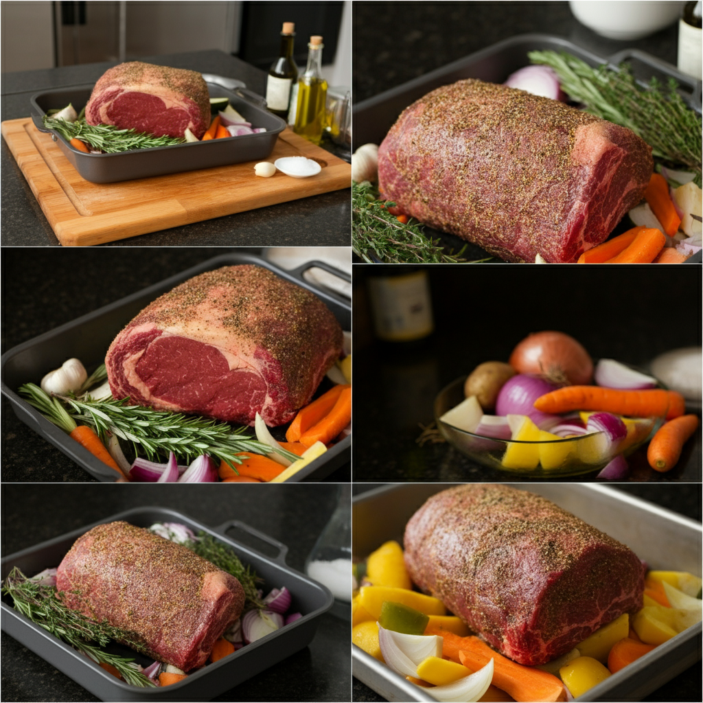 Ribeye Roast steps