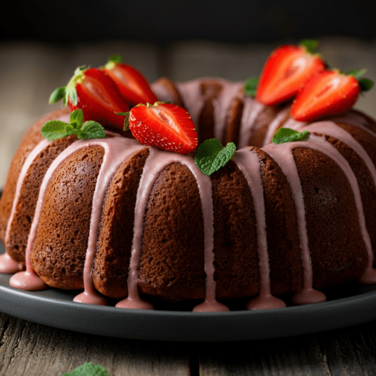 Strawberry Bundt Cake