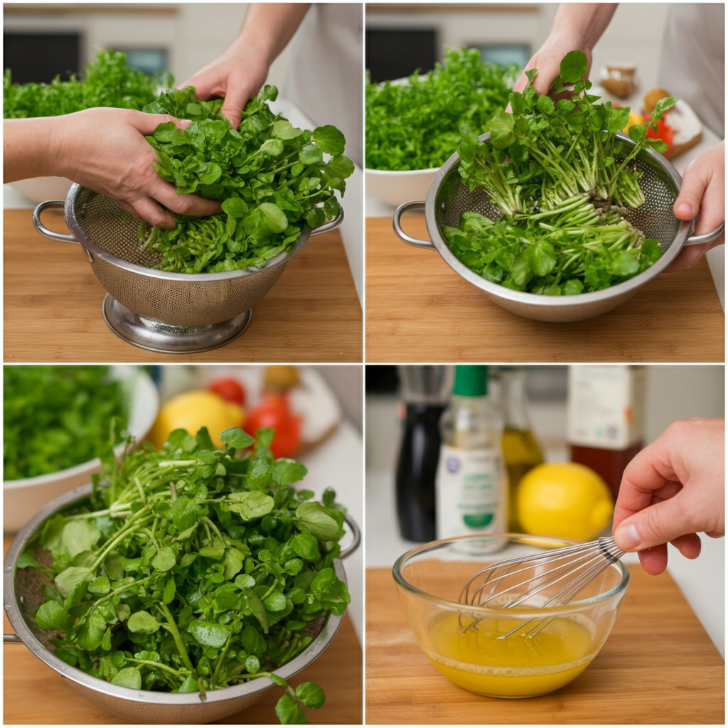 Watercress Salad steps