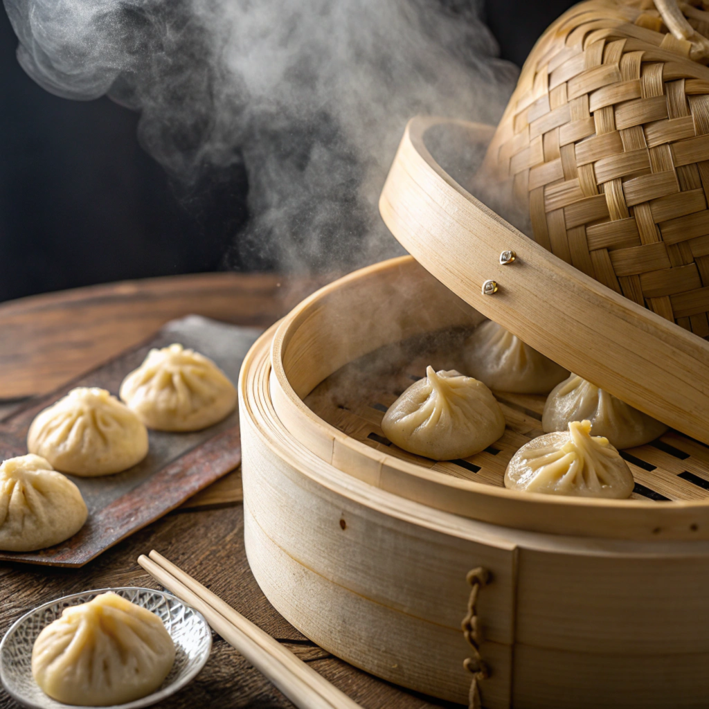 an-action-shot-of-mila-soup-dumplings-steaming-in-