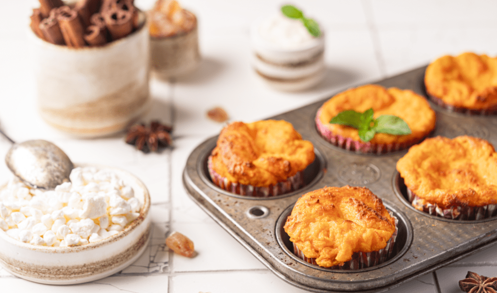 cottage cheese bites on pan 