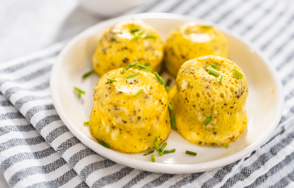 cottage cheese bites on plate