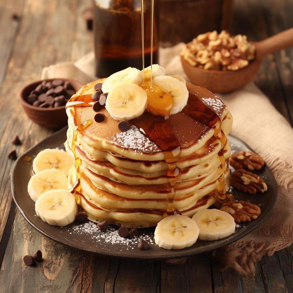 Banana Pancakes stack