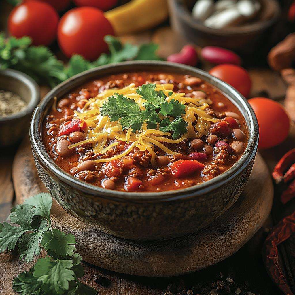 Easy Chili Recipe, chili bowl