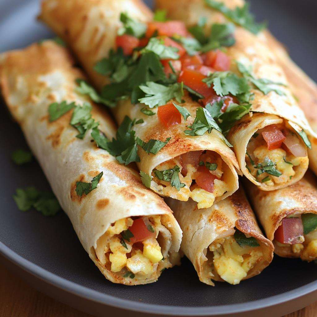 Breakfast Taquitos o a plate