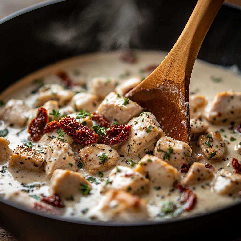 Msalbaraka Close Up Of The Cooking Process A Skillet With Bub